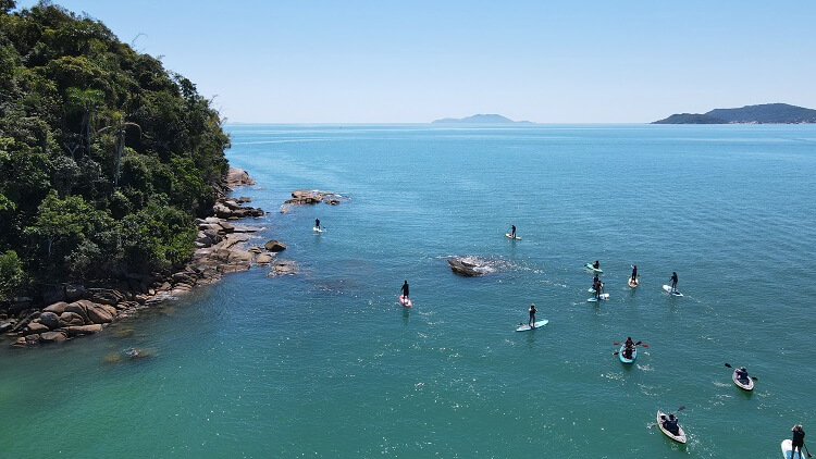 Passeio Travessia Ilha do Francês SUP Travessia Ilha do Francês Floripa Stand Up Paddle (3)
