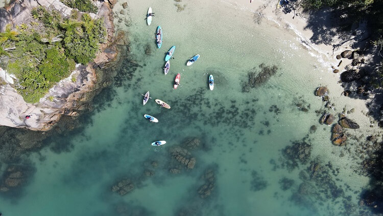 Passeio Travessia Ilha do Francês SUP Travessia Ilha do Francês Floripa Stand Up Paddle (4)